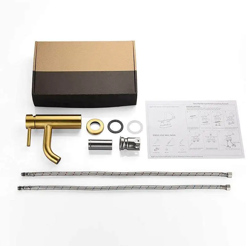 Hot Cold Basin Sink Faucet Stainless Steel Brushed Rose Gold Single Handle Bathroom Sink Mixer Tap Modern Vanity Basin Faucet
