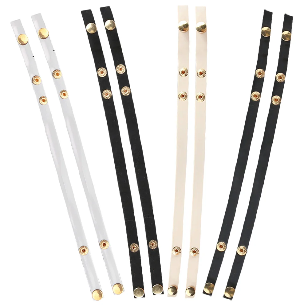 4Pairs Snap Button Straps for Women High Heels Easy to Wear Delicate Design Long-Lasting Performance for Pumps Shoes