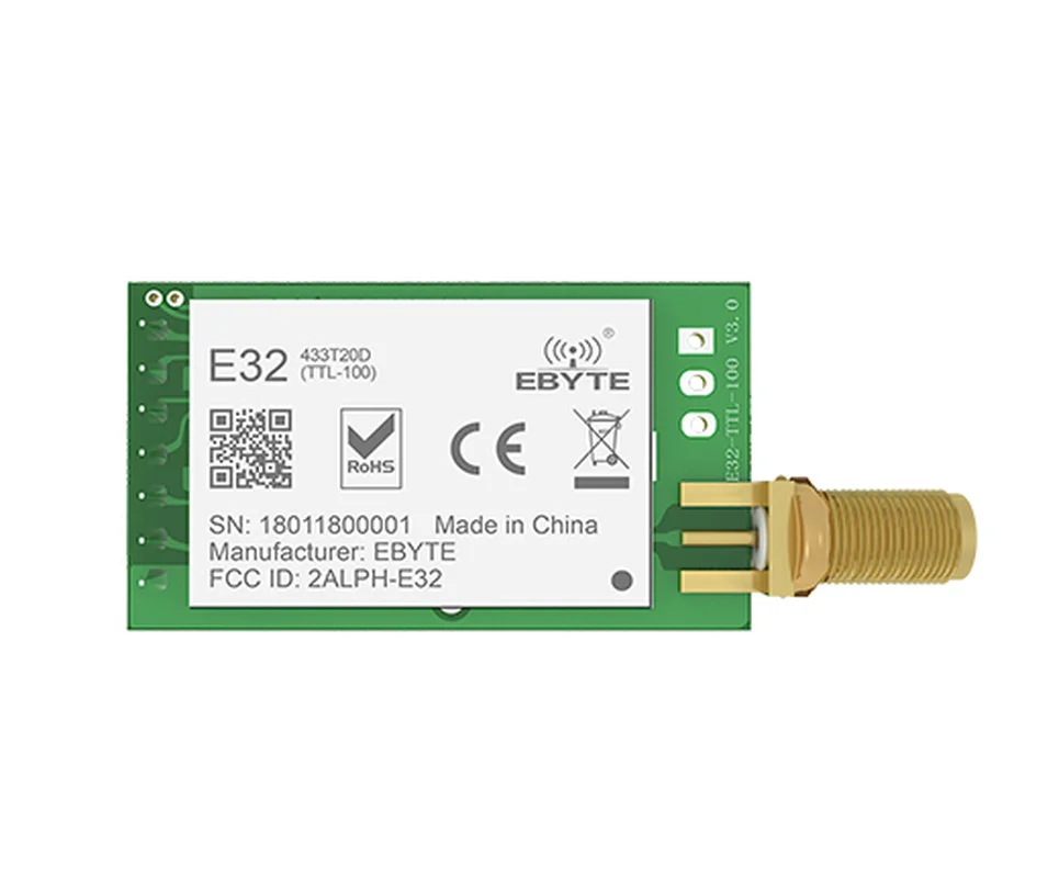 LoRa 433 MHz Wireless rf Module iot Transceiver CDSENET E32-433T20D UART Long Range 433MHz rf Transmitter Receiver