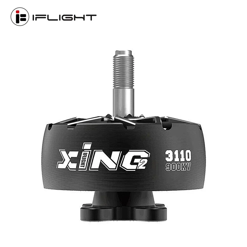 

IFlight XING2 3110 900KV /1250KV/ 1600KV FPV Cinelifter Motor W/ 5mm titanium alloy shaft Compatible 6-9inch prop for RC Drone