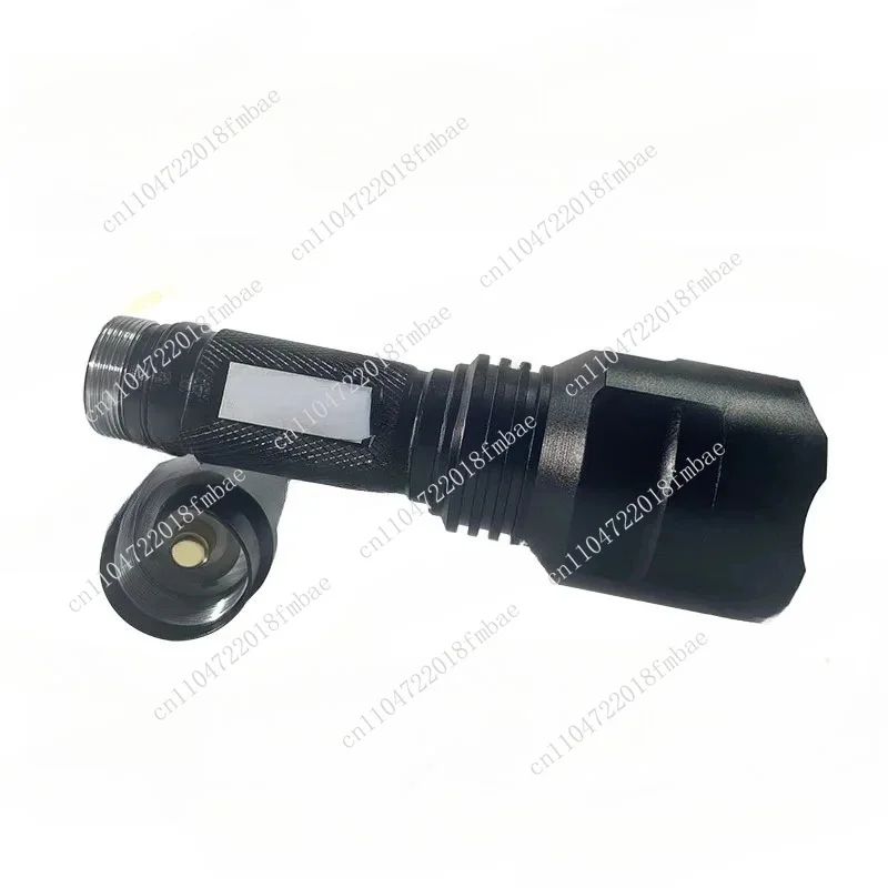 Battery Powered UVC UVA Flashlight 250-260nm Short Long Wavelength Portable UV Light Lamp