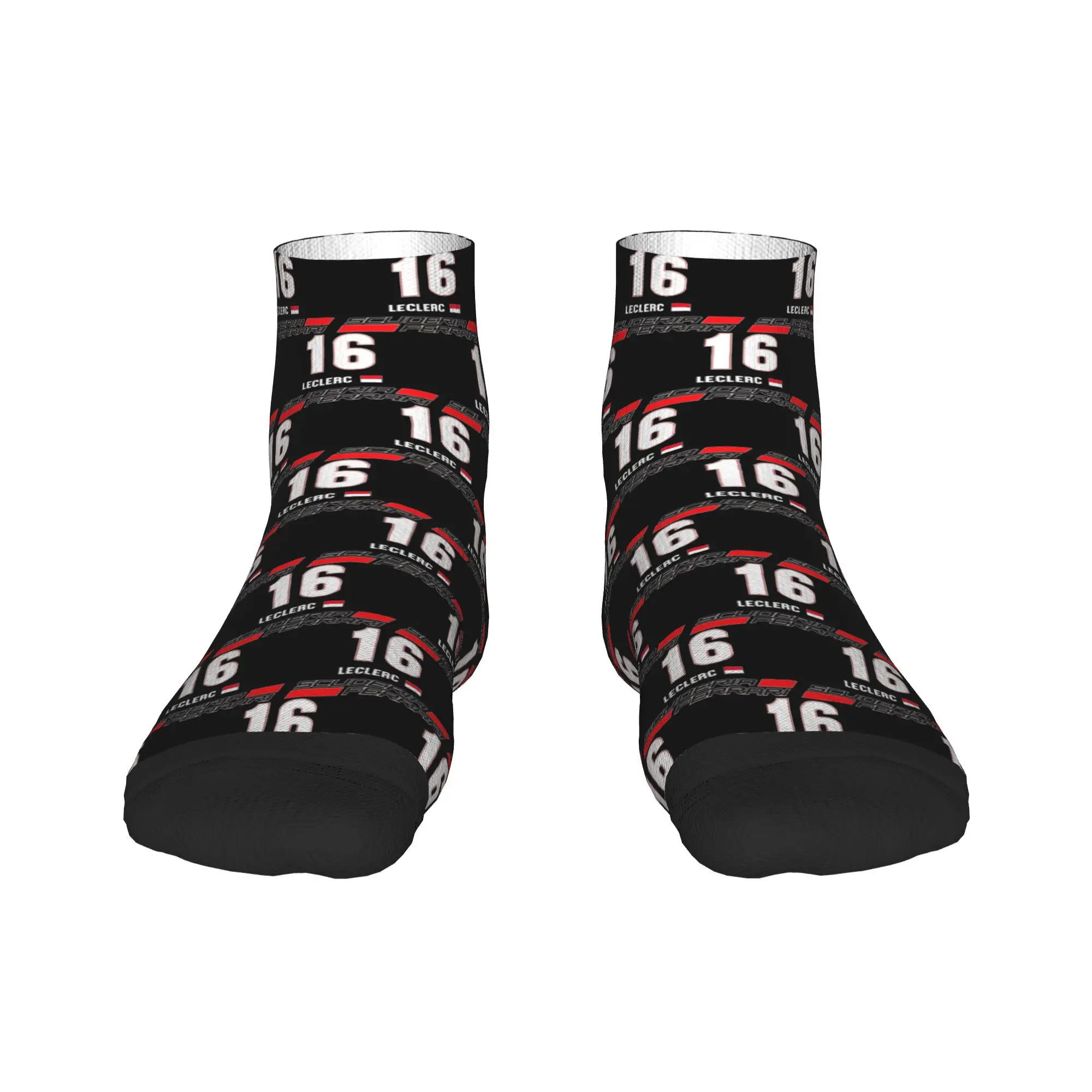 

Charles Leclerc 16 Racing Car Socks Harajuku Super Soft Stockings All Season Socks Accessories for Man's Woman's Gifts