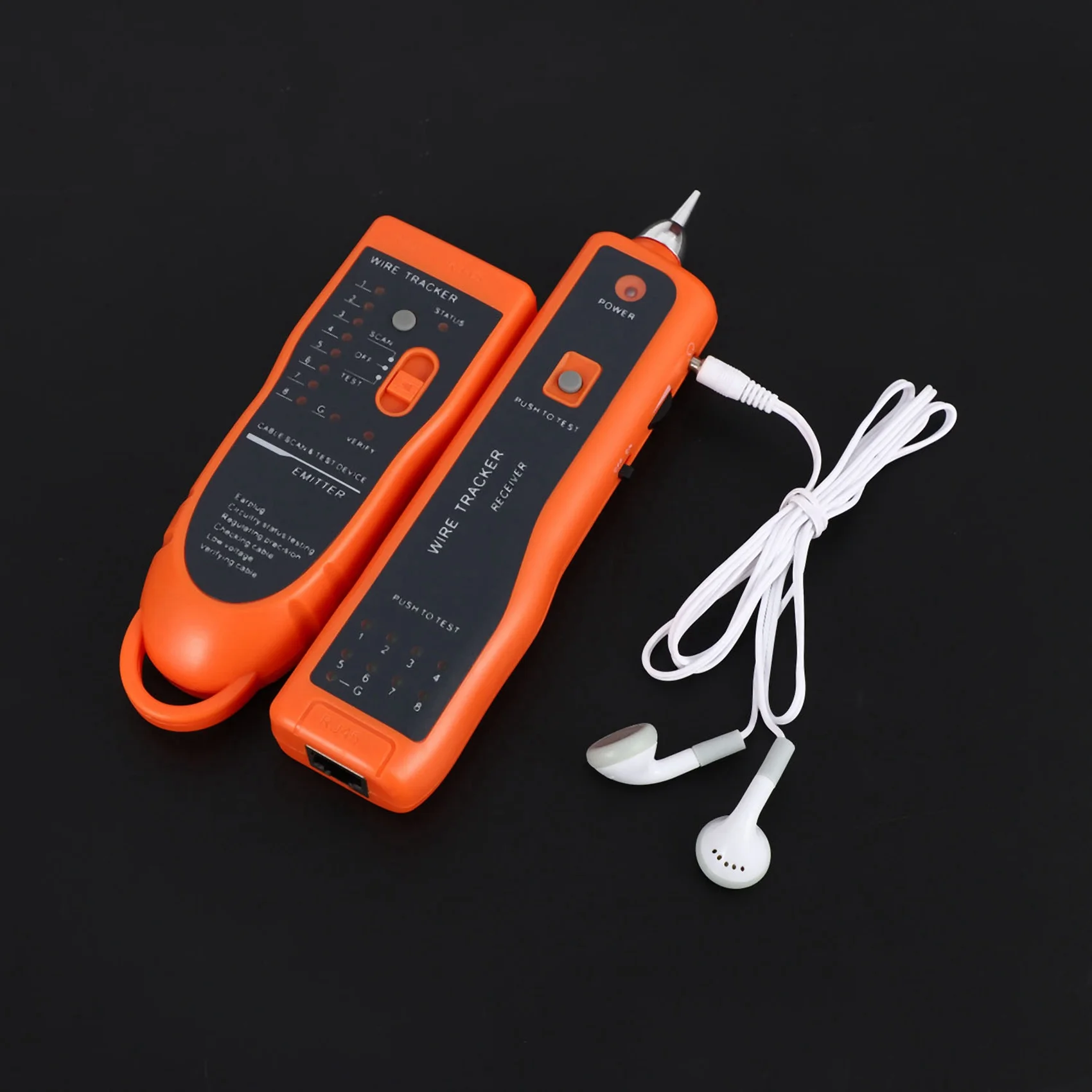 HRBAJ-3X Utp Stp Cat5 Cat6 Rj45 Lan Network Cable Tester Line Finder Rj11 Telephone Wire Xq-350