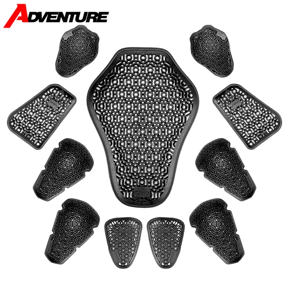 

Motorcycle Protective Gear For Off-road Riding Chest Back Knee Elbow Shoulder Protection Built-in Plug-in Protective Gear