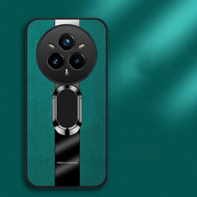 

Luxury Leather Ring Phone Case For Realme 14 Pro Plus 5G C75 14 X c 75 Cover Case for Realme 14X C75 14 Pro Plus Pro+