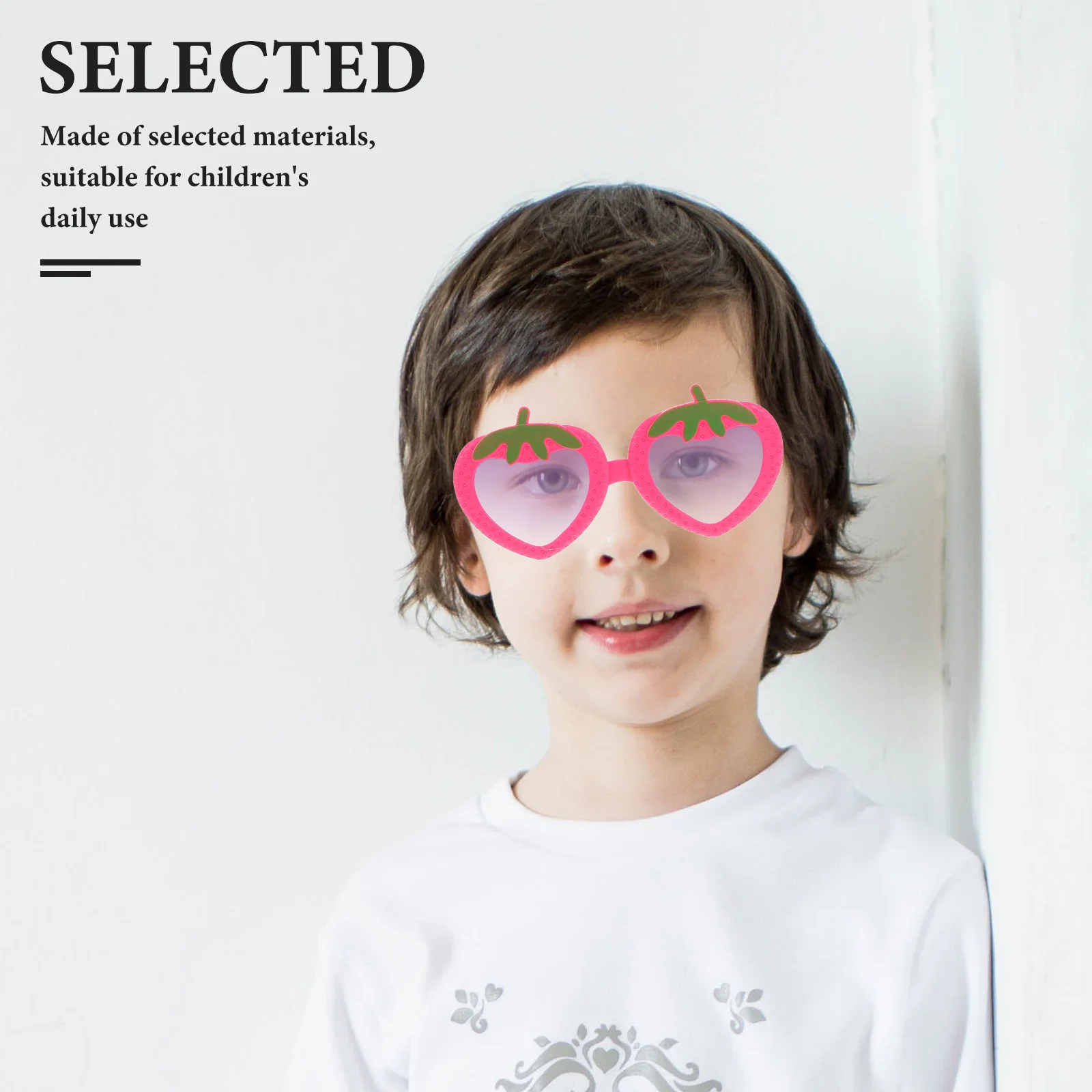

Strawberry Shaped Children's Sunglasses Uv Protection Cute Kids Party Eyewear Fashionable Toddler Fun Sunglasses for Boys Girls