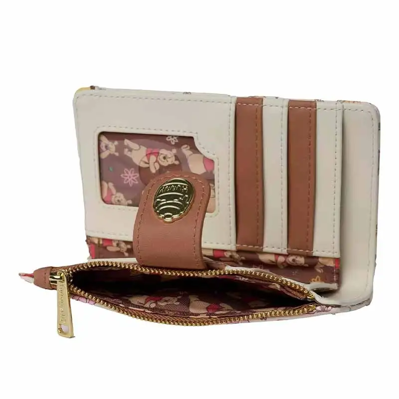 Dessin animé Disney série mignon ourson personnage d'anime porte-monnaie carte bancaire sac de rangement Portable périphérie cadeau Surprise pratique