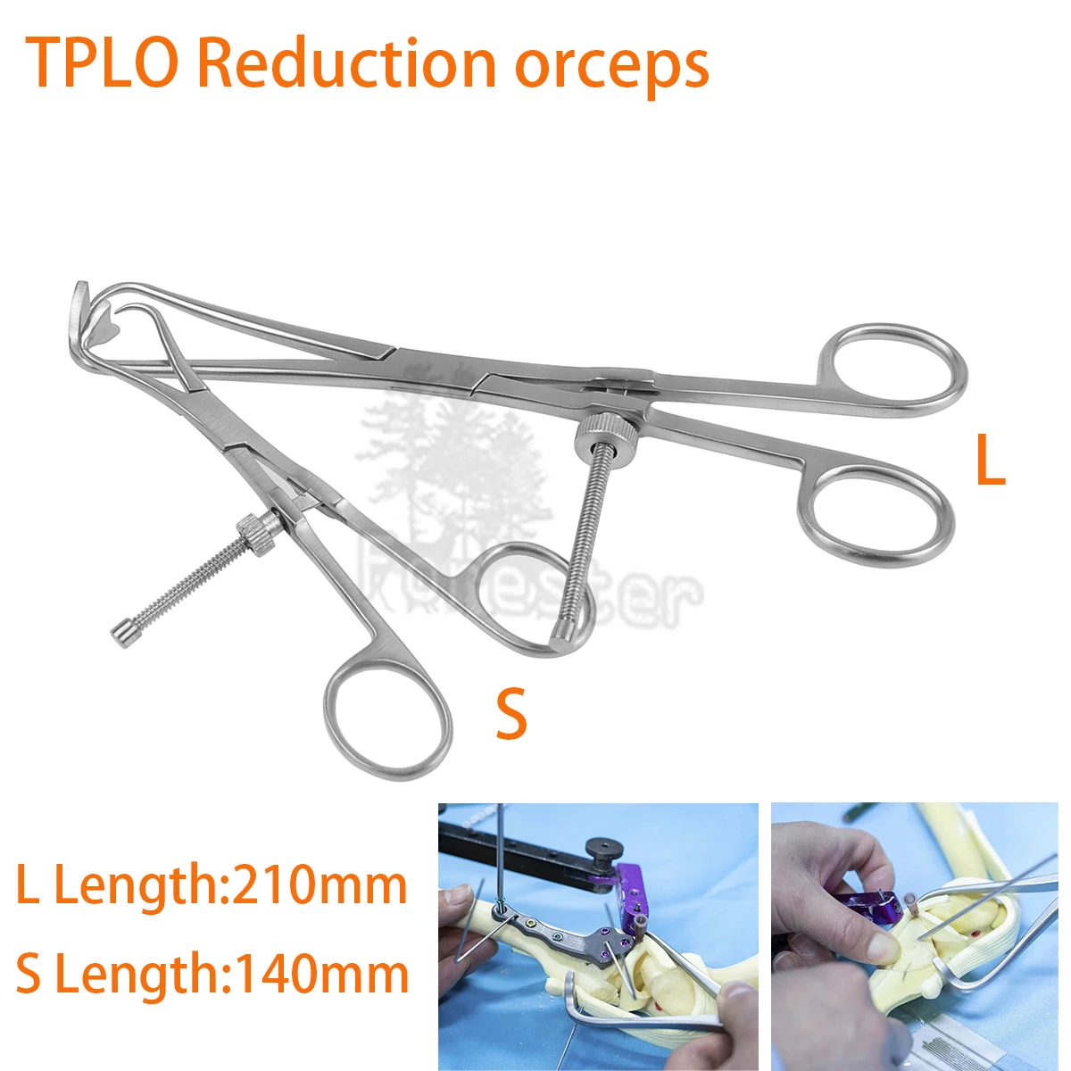 

TPLO Reduction Forceps Pet Animal Tools Locking Screws Bone Plate Surgical Veterinary Orthopedic Instruments