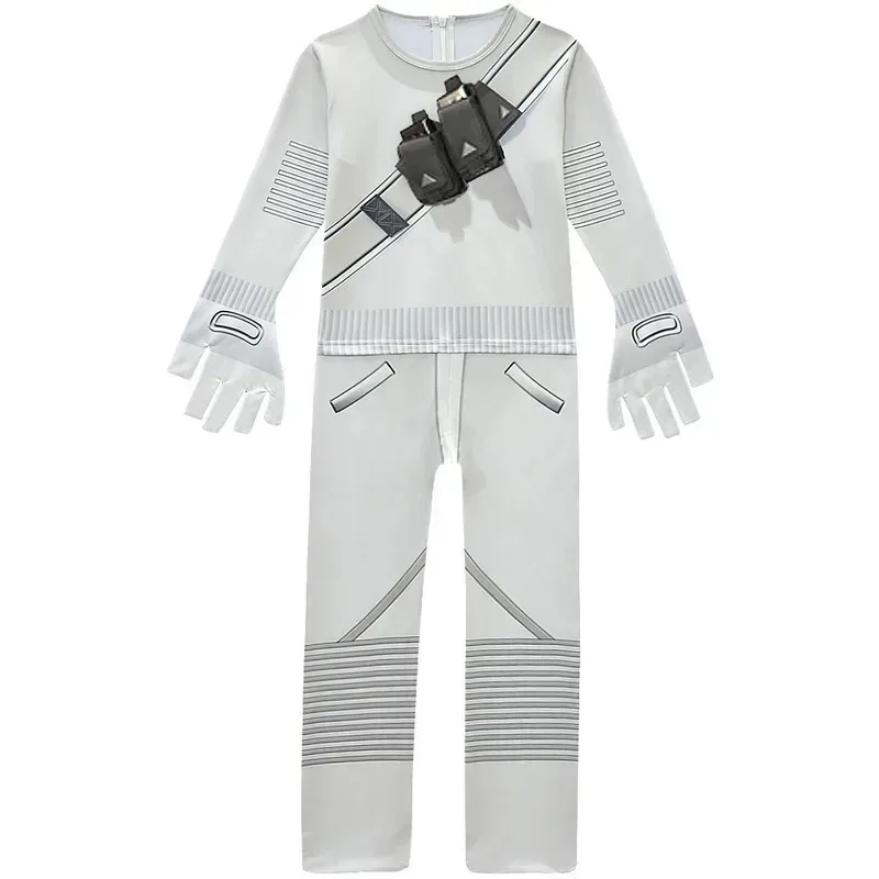 

♥ 2025 2025 New Kids Fortnites Marshmello Cosplay Halloween Costume with Boys Girls 842 Jumpsuit Carn ★ Bear House
