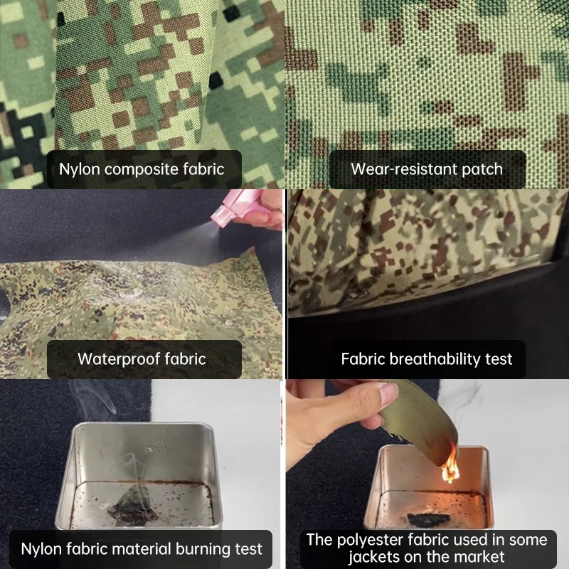 بدلة قتالية للرجال VKBO lv5 EMR بدلة تدريب للصيد في الهواء الطلق ملابس رياضية مقاومة للماء سترة وسراويل مموهة مقاومة للرياح