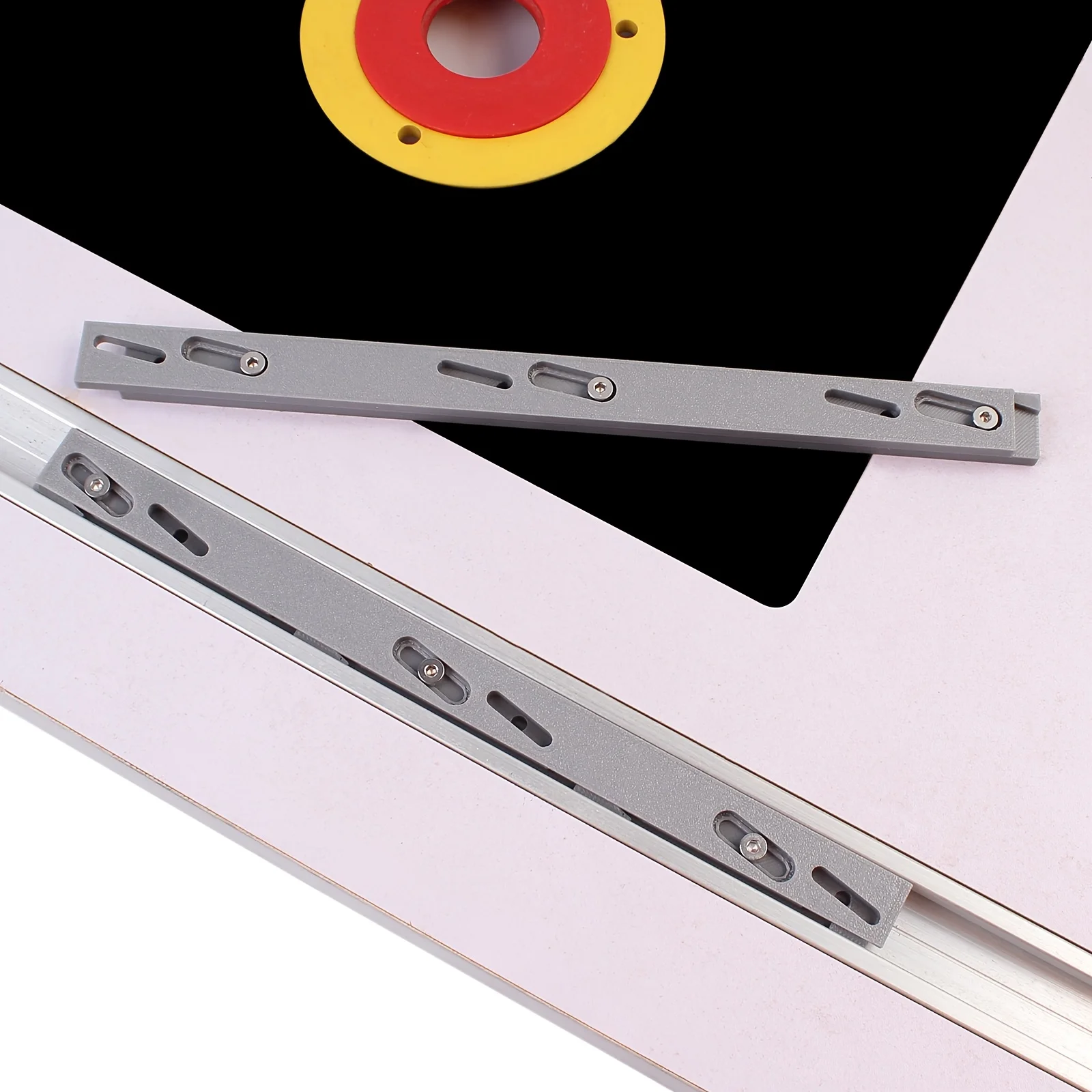 2Pcs Plastic Miter Bar Slider For Carpenter Table Saw Adjustable 17.5-20mm Wide, T Slot Track Slider Rod Woodworking DIY Tools