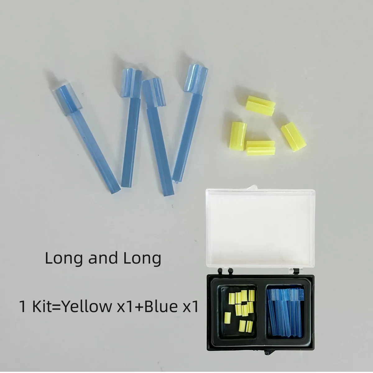 

Dental Blue Bar Yellow Clips Bolt Inserts Overdenture Attachment Implant Long