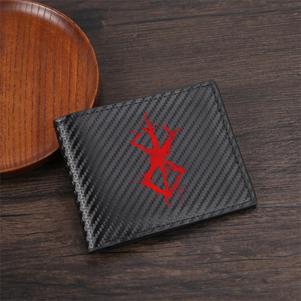 Blood splash design symbol. Dark image. Men's Wallets Simple Business Modern Stylish Printing Design Gifts For Father Boyfriend