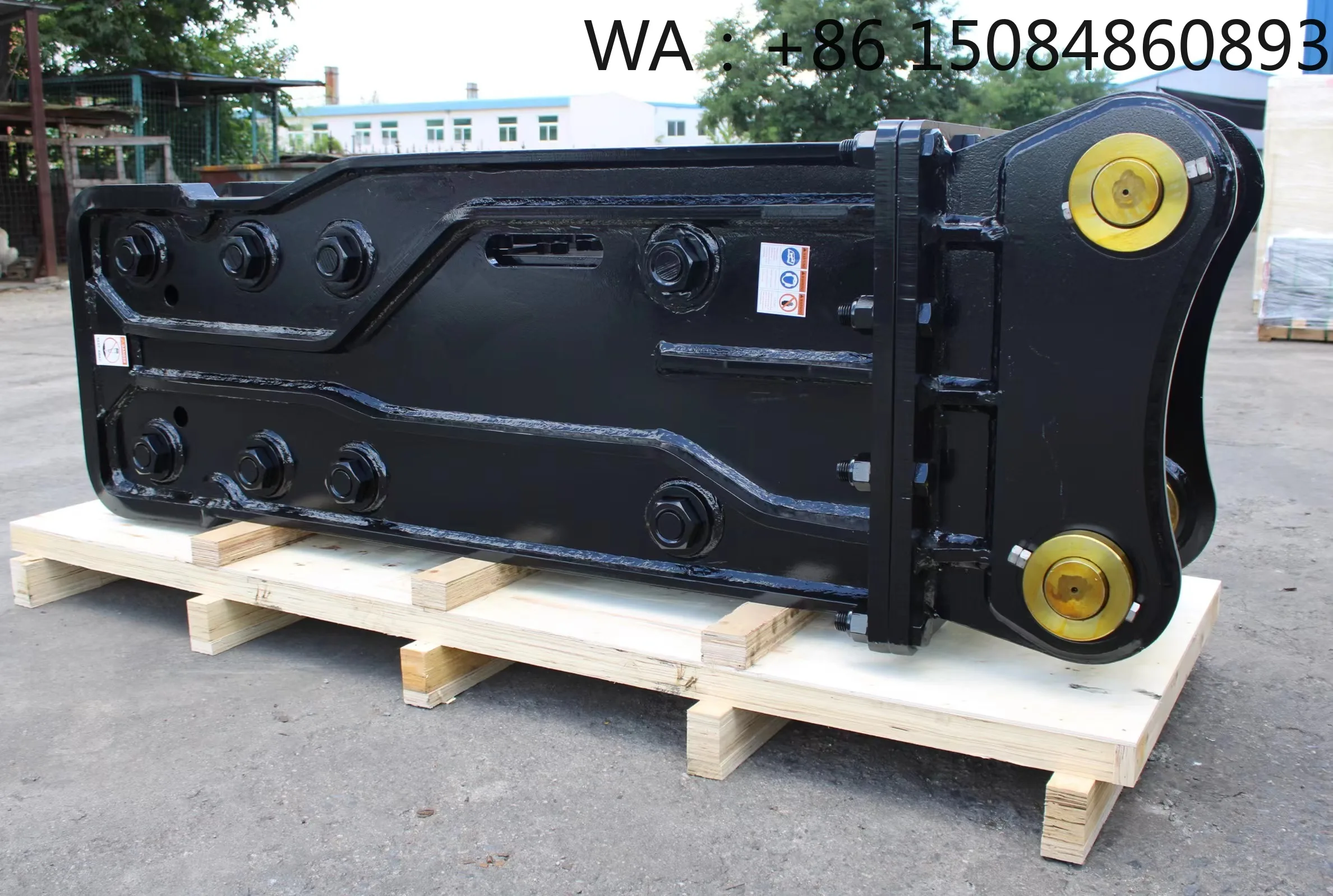 ZSB1550 Top Split Hydraulic Jack Breaker, Excavator Attachment With 155mm Diameter Chisel For Heavy Demolition Construction