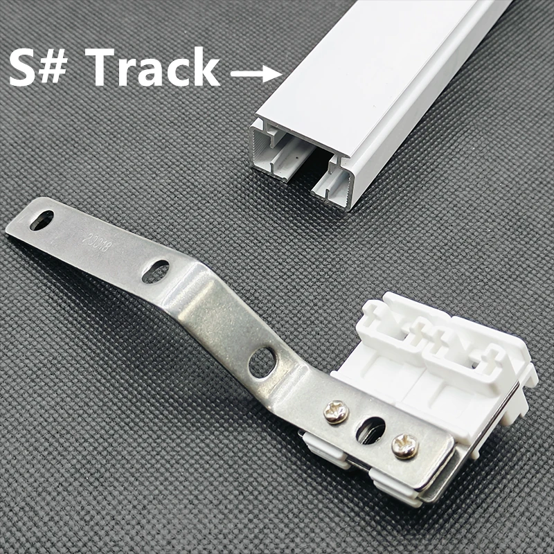 Automatic Electric Curtain Track Accessories Pulley Master Carrier For Straight Curved Rails Pulley