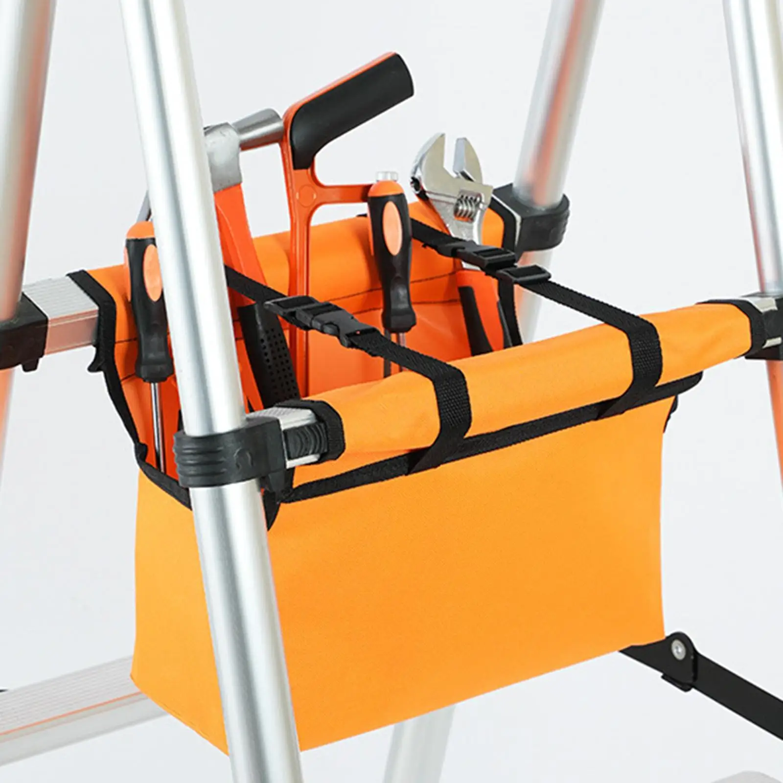 

Сумка-органайзер для инструментов на лестницу, подвесная сумка для телескопической лестницы, портативная сумка для хранения инструментов, универсальный органайзер для ремонта дома