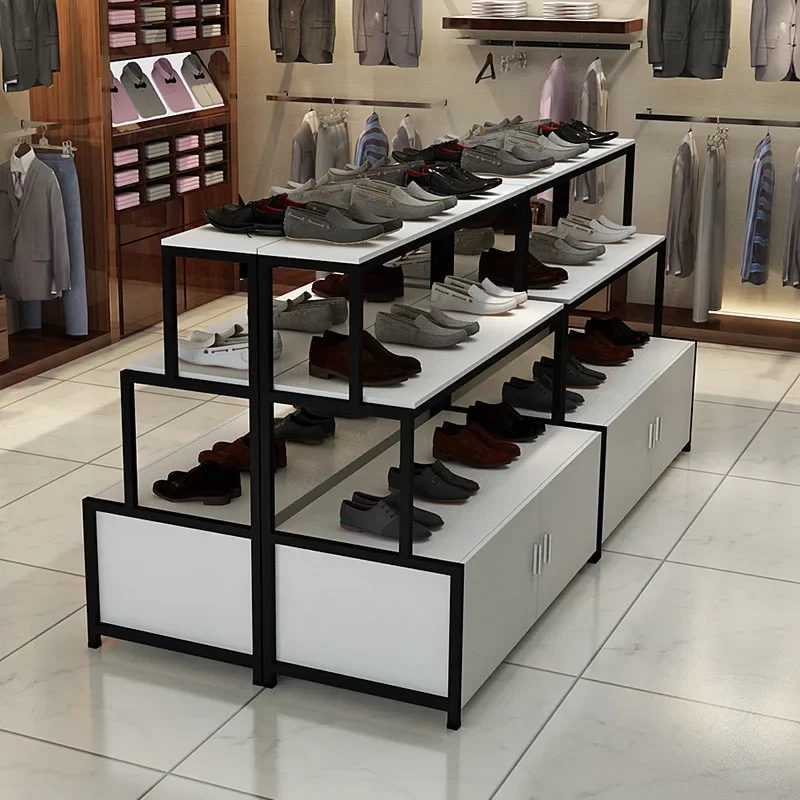 

Shopping malls, cosmetics, island cabinets, shoe stores, multi-layer shoe racks, mother and baby stores, middle display cab