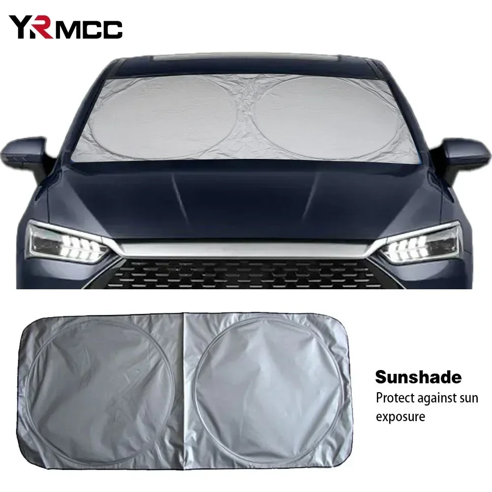 Car Windshield Sun Shade Cover Visor Protector Interior Anti UV Sun Windscreen Folding Parasol High Quality Auto Car Accessories