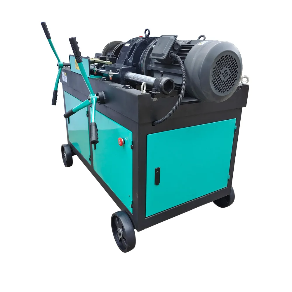 High Quality Construction Rebar Rib Peeling Rebar Thread Rolling Machine Rebar Screw Making Machine customized