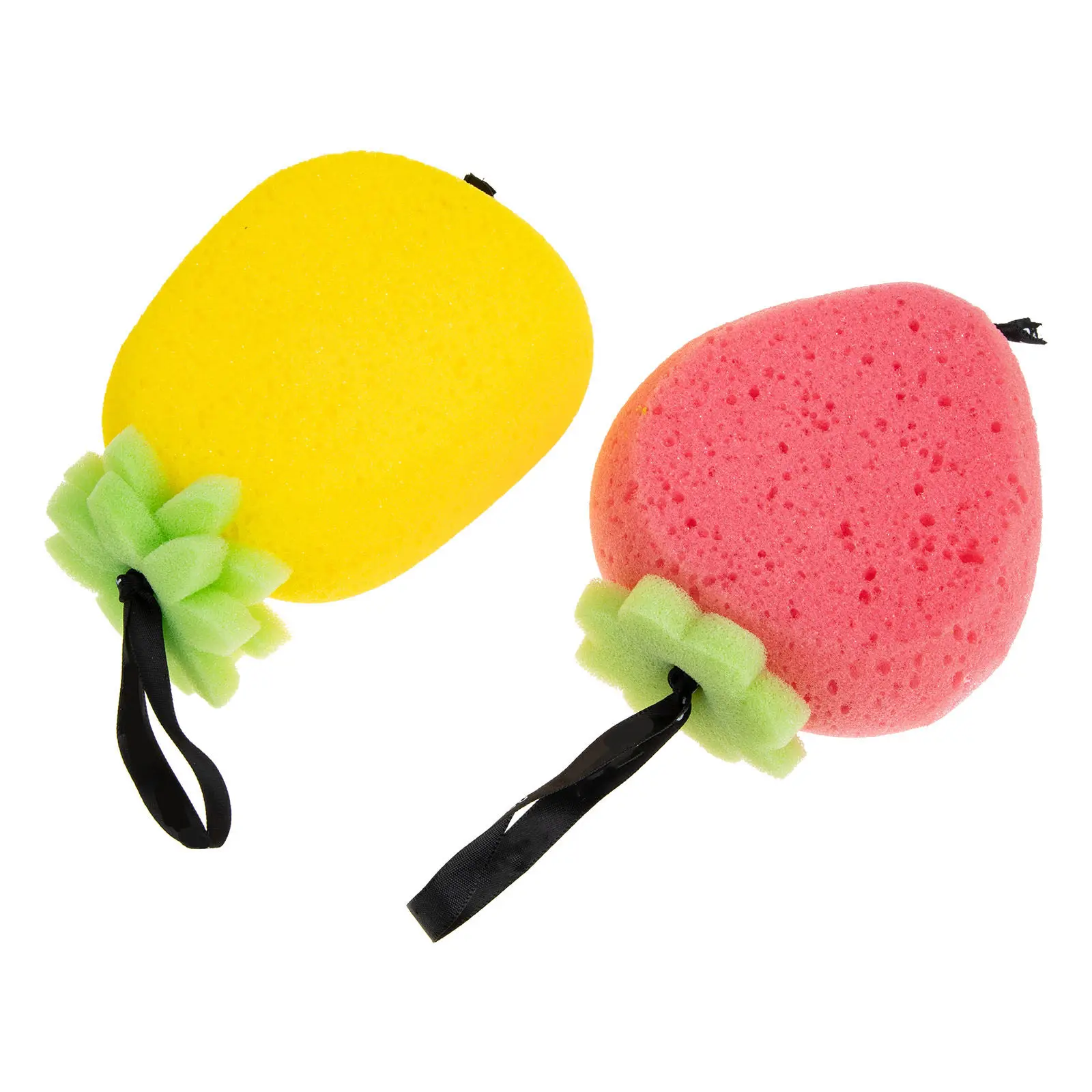 5Pcs Fruit Baby Bath Scrubber Shower Tool Wear-Resistant Convenient Body Scrubber Soft Portable Baby Bath Accessory