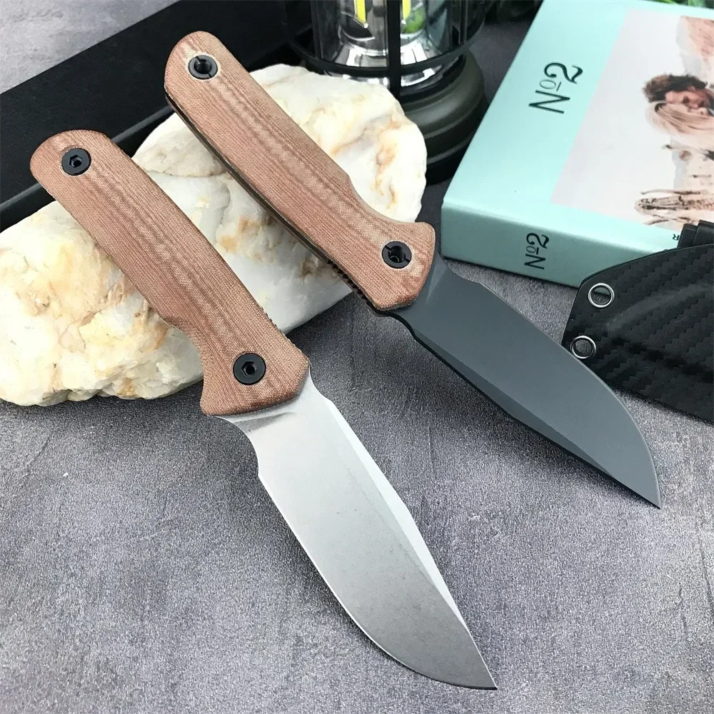 

0997 Professional Field Knife - D2 Steel Outdoor Fixed Blade with Ergonomic G10 Handle for Survival and Camping Gear