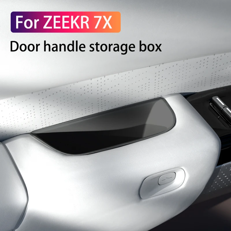 Türgriff-Aufbewahrungsbox für ZEEKR 7X 2026-2024 Silikon-Aufbewahrungsbox Türgriff-Aufbewahrung, geräuschdämpfendes Auto-Innenraumzubehör.