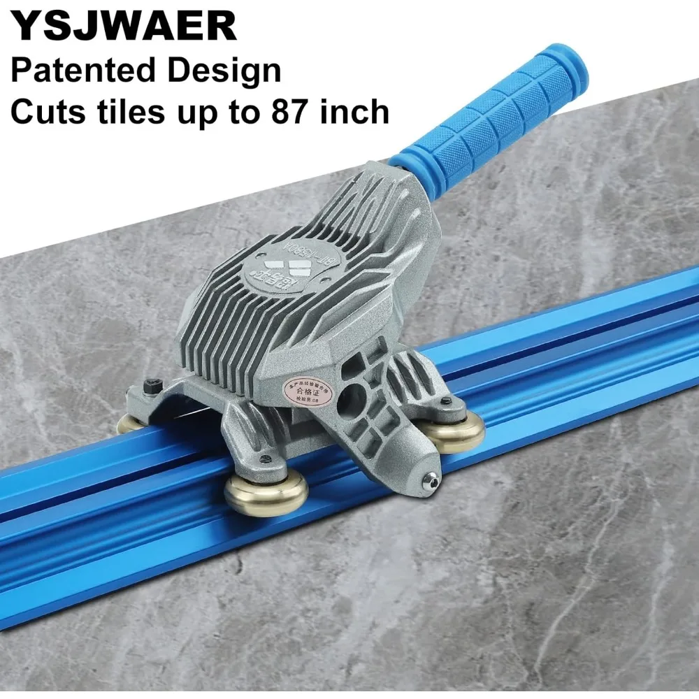 YSJWAER - Manual Ceramic Tile Cutter Machine, Cutting Tool for Large Ceramic Porcelain Up to 87