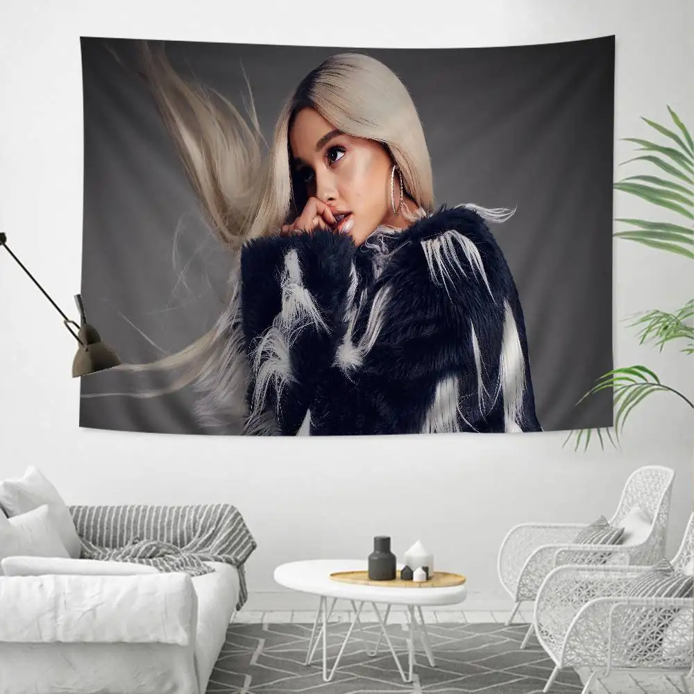 Pop Singer A-Ariana G-Grande Hanging Bohemian Tapestry Hanging Tarot Hippie Wall Rugs Dorm Wall Hanging Home Decor