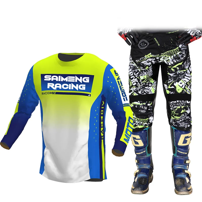 Motocross Jersey Pant Kits Mens Kits Women's MX ATV Enduro Dirt Bike Combo racing suit Enduro mountain Downhill Off-road