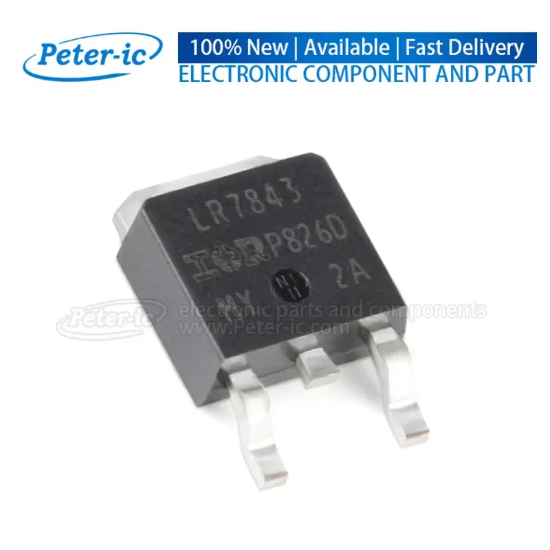 (1pcs)IRLR7843TRPBF LR7843 IRLR7843 TO-252-2 30V 161A 3.3mohm 10V,15A 140W 2.3V 250uA 1PCSNChannel  MOSFETs Available Peter-ic