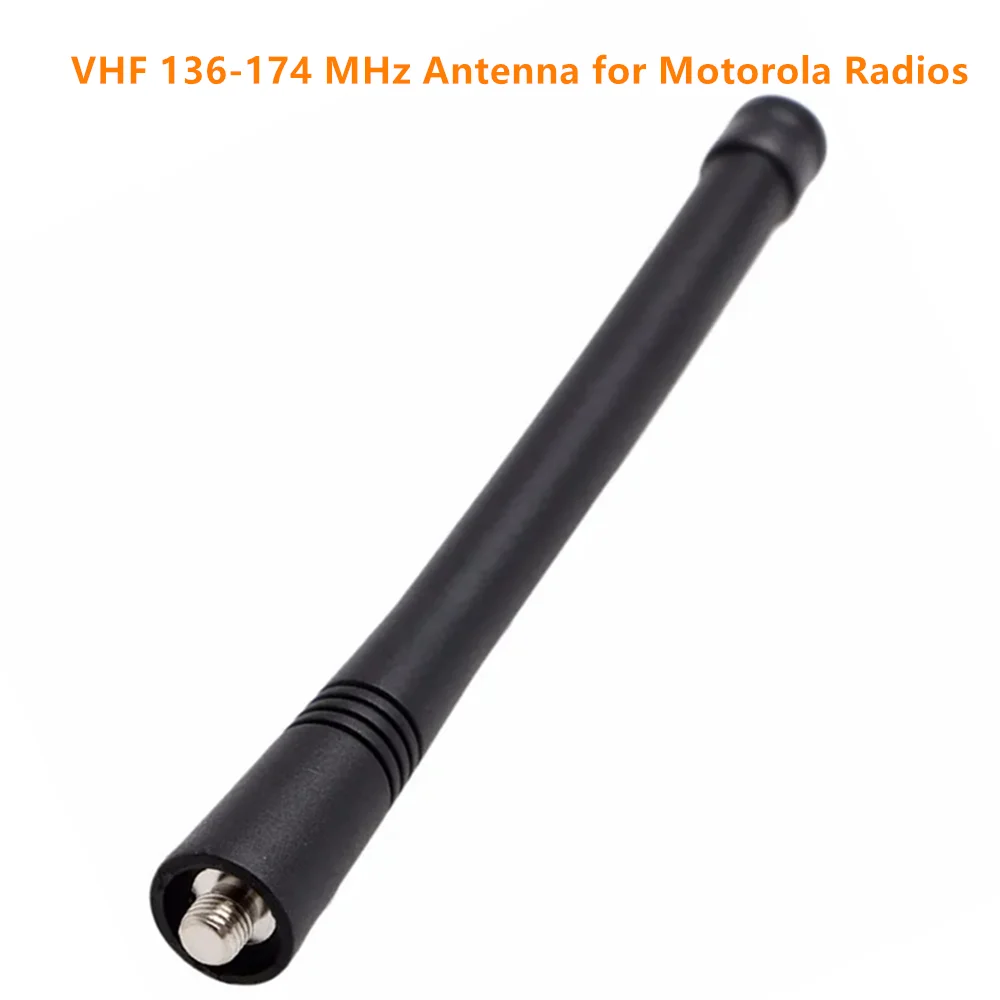 

VHF 136-174 MHz Antenna for Motorola Radios GP88 GP88S GP328 GP338 GP338 GP140 HT750 CP200 HT1250 EP450 6Inch