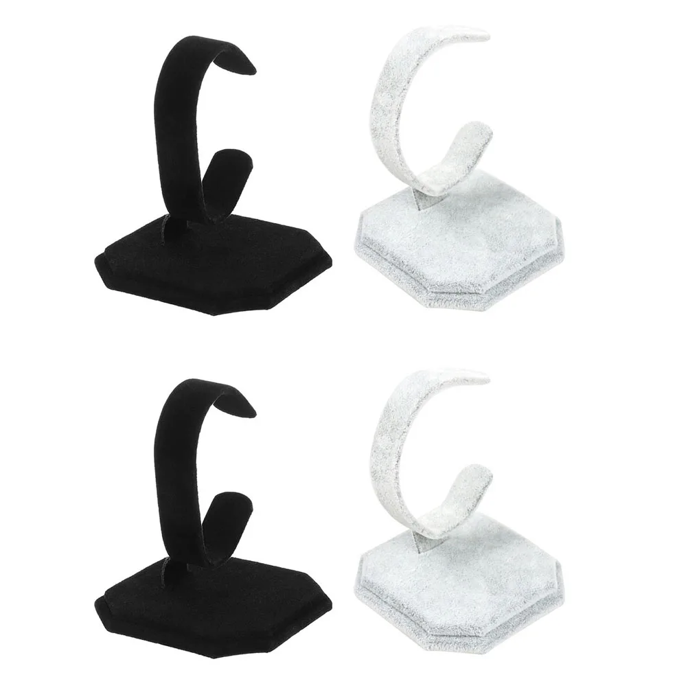 

4 Pcs Watch Display Stand Rack for Bracelet Wristwatch Organizer High Quality Durable Elegant Appearance Show Charm