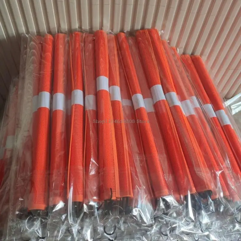 High Visibility PVC Safety Warning Flag With Elastic Rope For Vehicle Transport 12 Or 18Inch Warning Sign