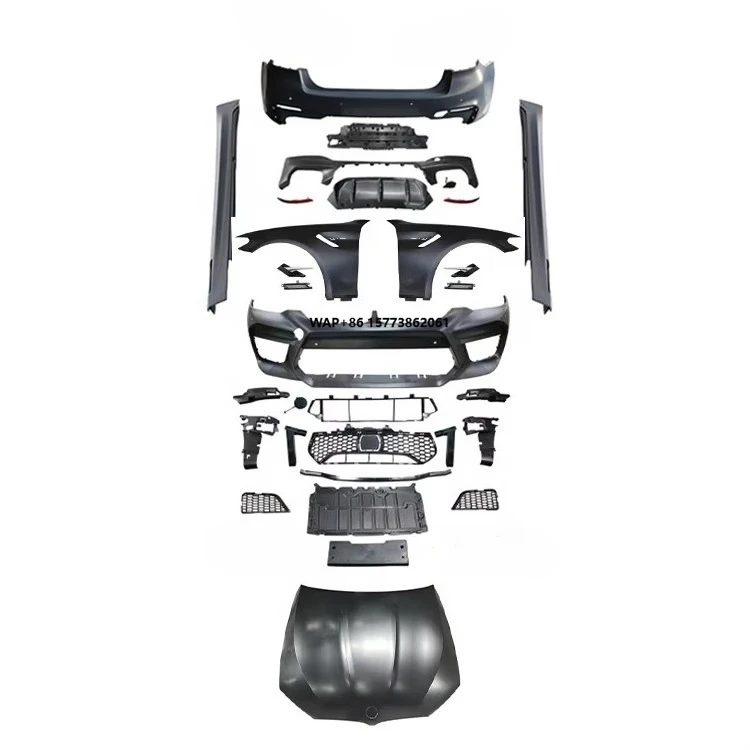 

Автозапчасти: бампер, капот, светодиодные фары, обвес в стиле LCI M5 (обновление старой модели) для BMW 5 серии G30 G38