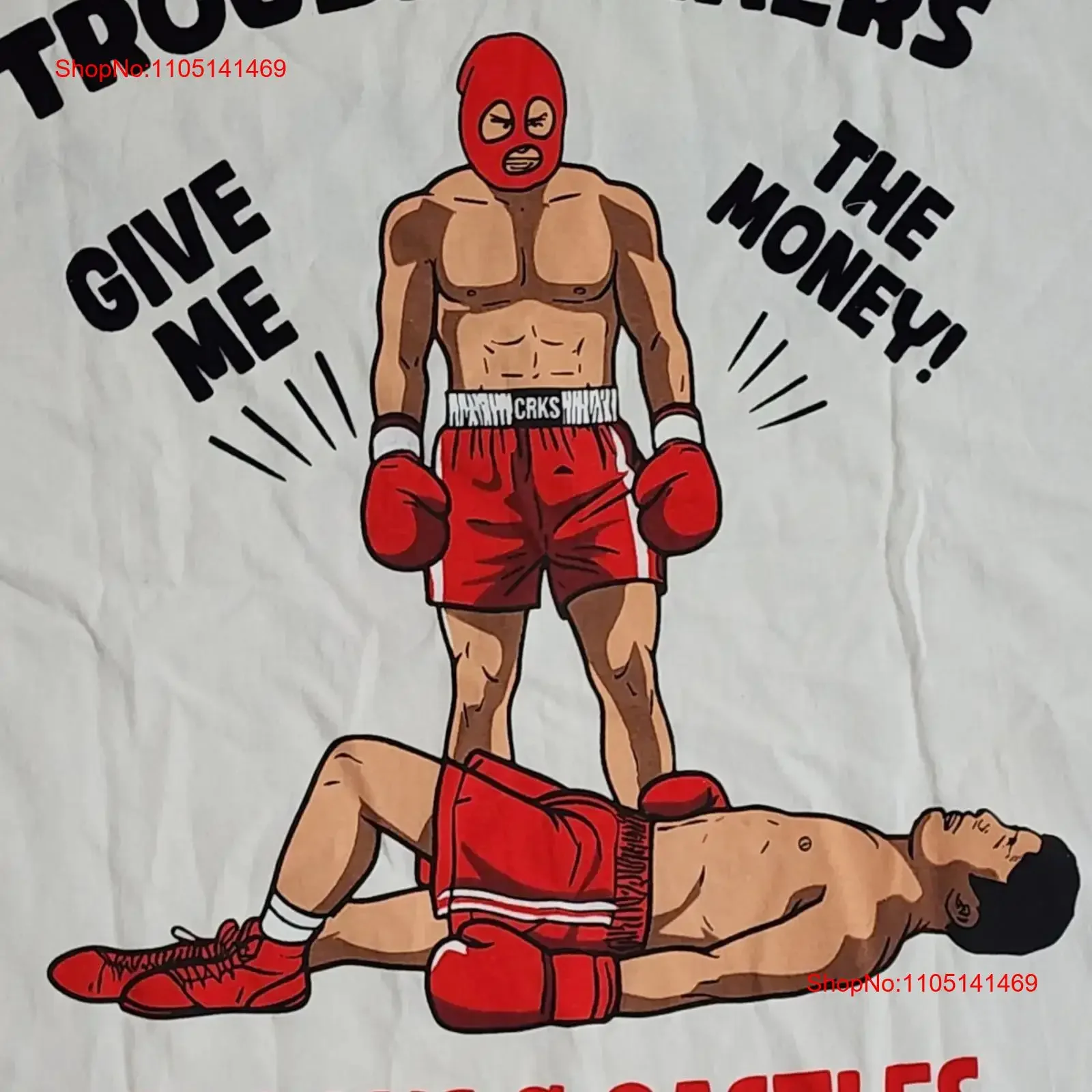 

Crooks Castles T Shirt Sz XL Worldwide Troublemakers Boxing Street Champs vintage Washed Comfortable Breathable Soft Stretched