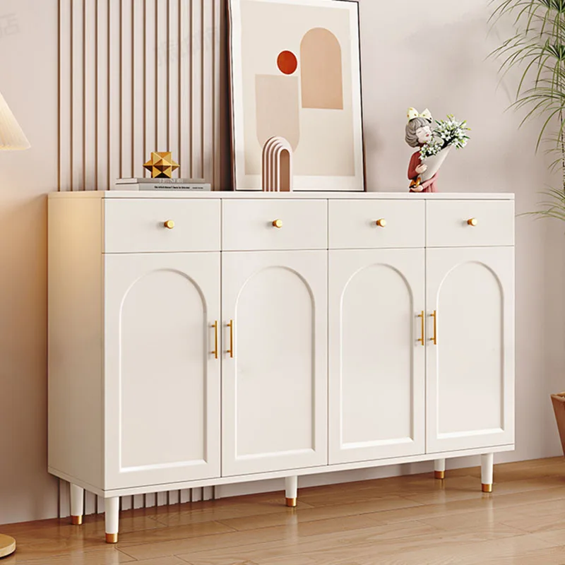 

Nordic Organize Living Room Cabinet Decorations Multipurpose Modern Drawers Storage Cabinet Cream Style Beauty Vitrina Furniture