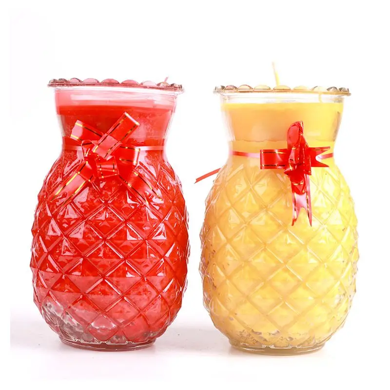 Glass pineapple lamp Buddha front temple offering Buddha ghee lamp, Buddha pineapple lamp candle lamp plus headlamp