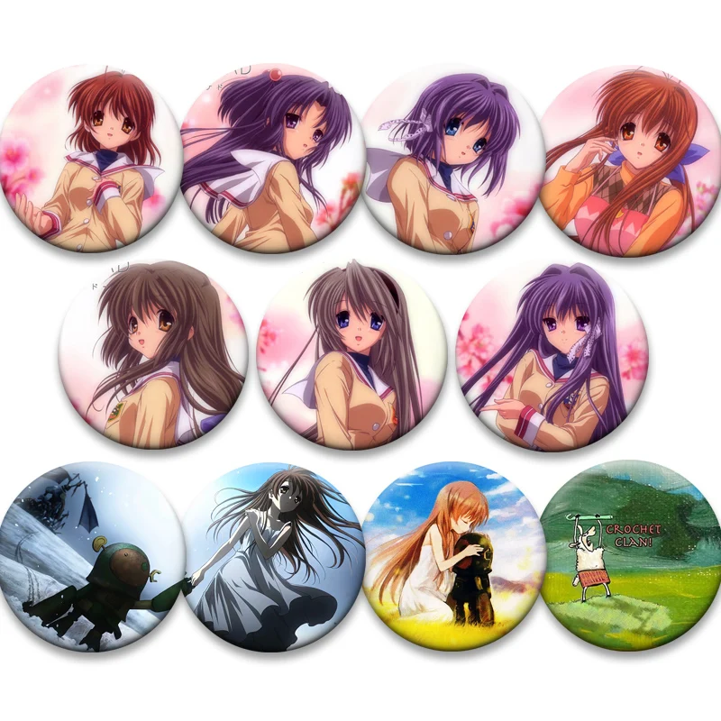 anime-clannad-brooches-kotomi-ichinose-youhei-sunohara-tomoyo-sakagami-cartoon-badge-cute-manga-girl-pins-backpack-accessories