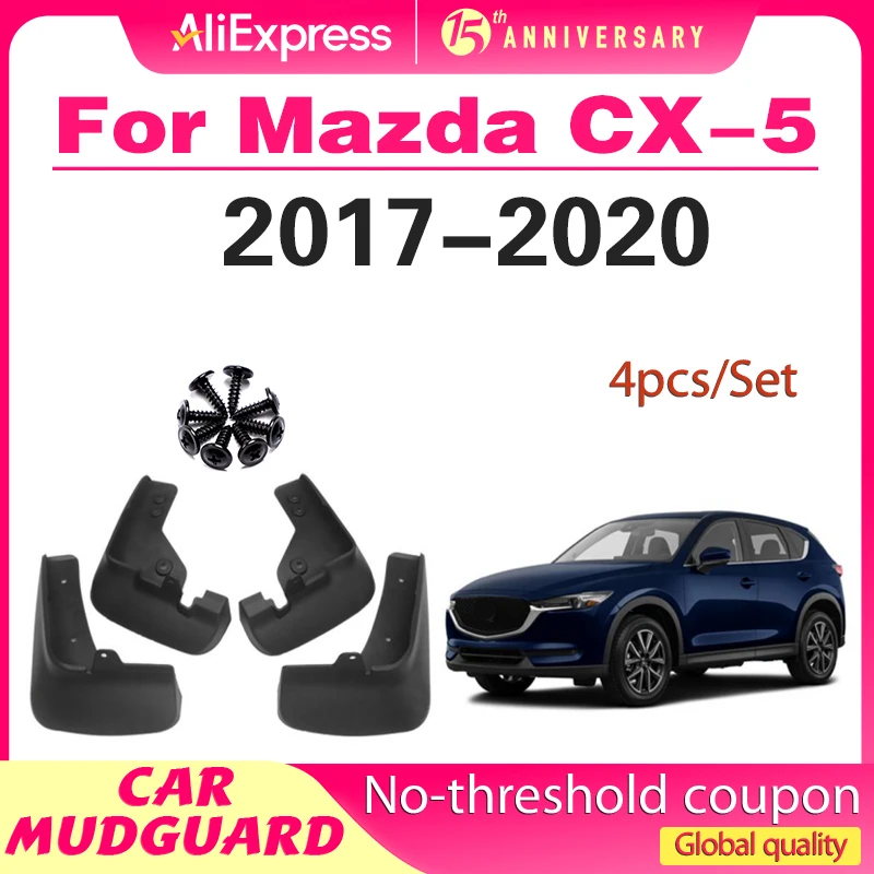 

Mud Flaps for Mazda CX-5 CX5 2017 2018 2019 2020 Car Fender Flares Mudguards Mudflaps Splash Guards Accessories