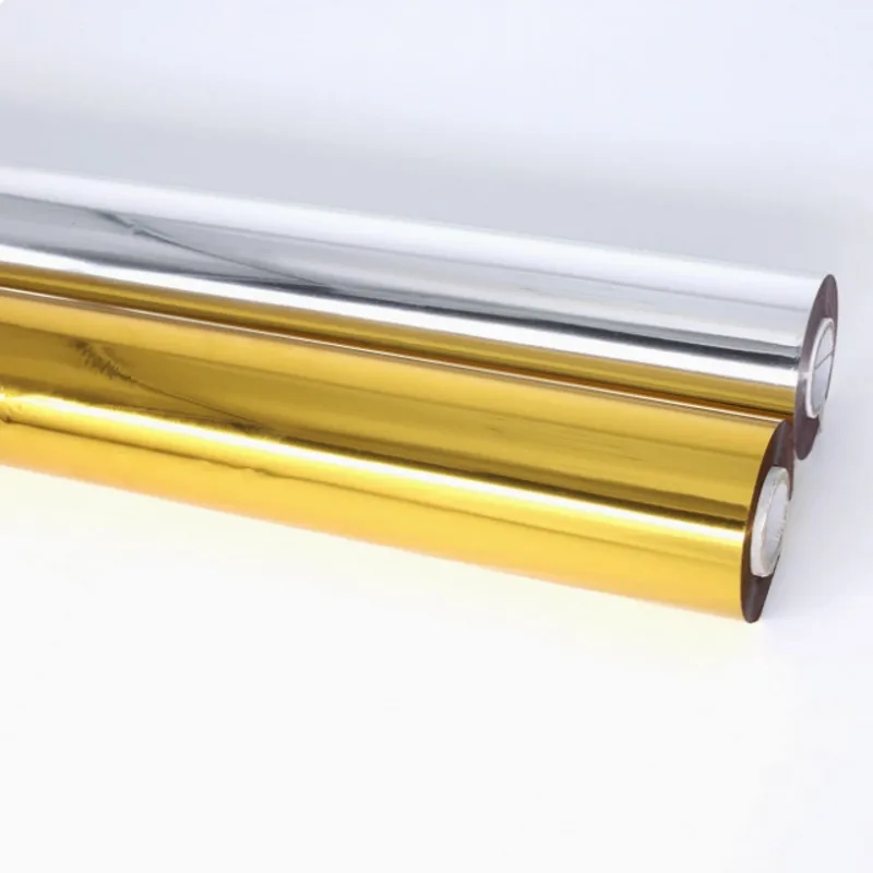 

Hot Foil Stamping Rolls Silver Or Gold Color For Leather 2 Rolls 64cmx120m/Roll