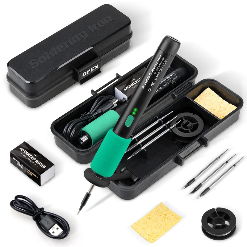

Инструмент для паяльника, портативный USB-зарядка, радио, паяльник, ремонт, мини-бытовой глажки, набор инструментов с пластиковыми наклейками