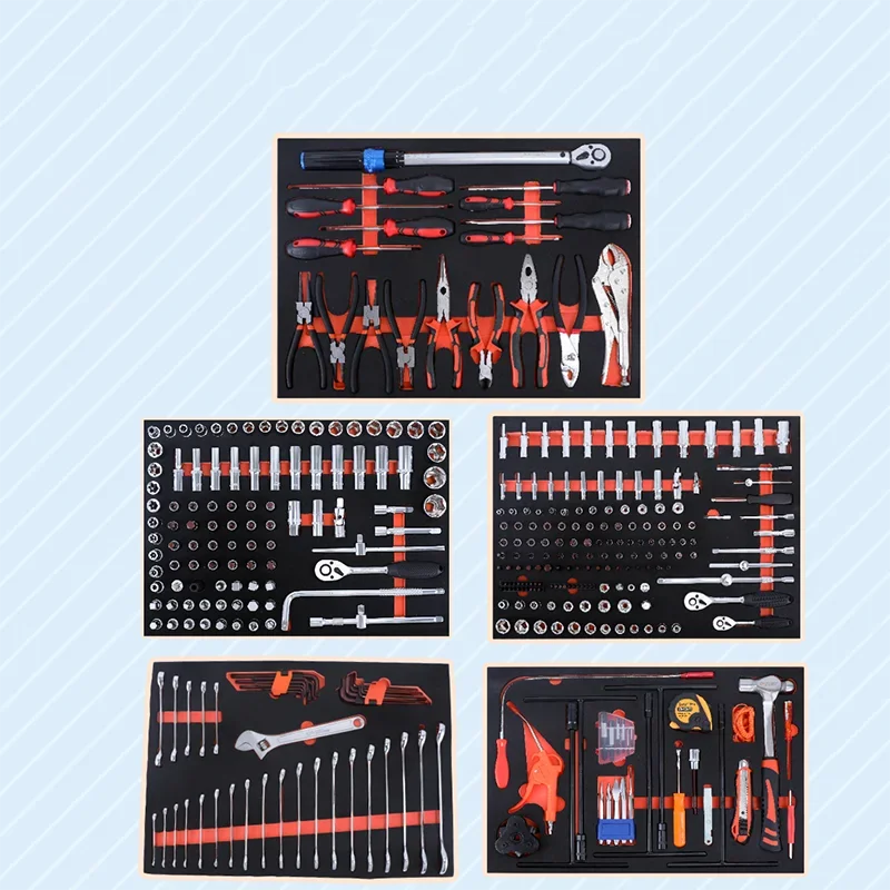 New Auto Repair Tool Cart 363-piece Set Combination Tool Box Cabinet Trolley Industrial Grade Drawer Type