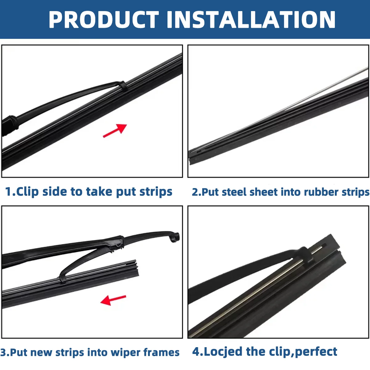 Wiper Rubber Strip 14 