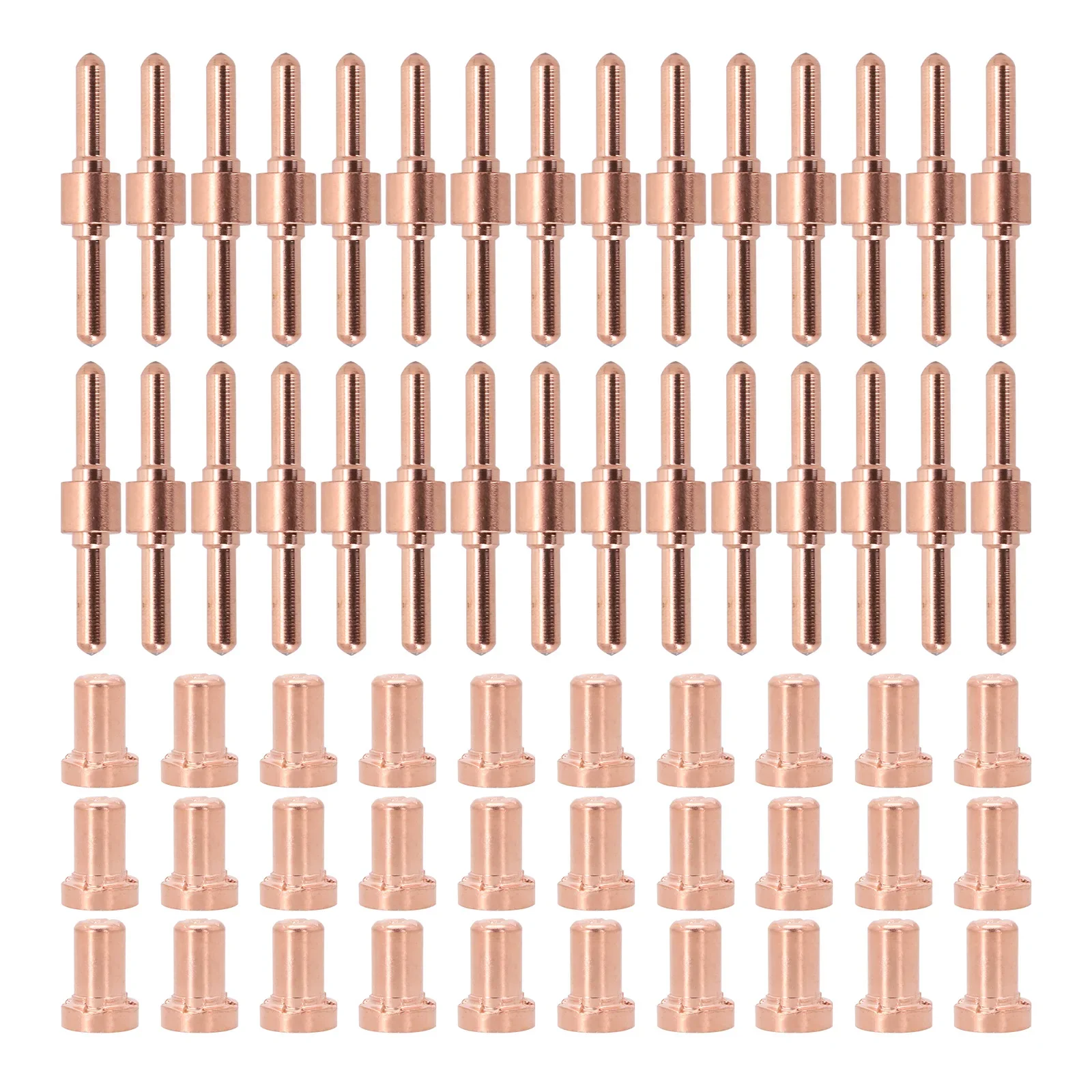 For PT31 Plasma Cutter 60pcs Consumables with 30 Nozzles and 30 Electrodes Sturdy Parts for Reliable Performance