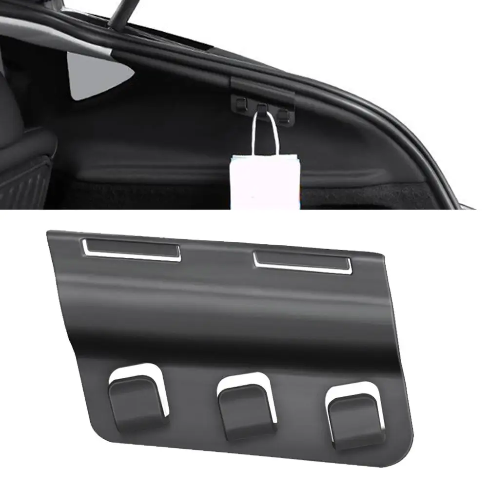 خطاف جانبي لصندوق السيارة الخلفي لسيارة Tesla New Juniper 2025 إطلاق خطافات متعددة I9Z3 #3