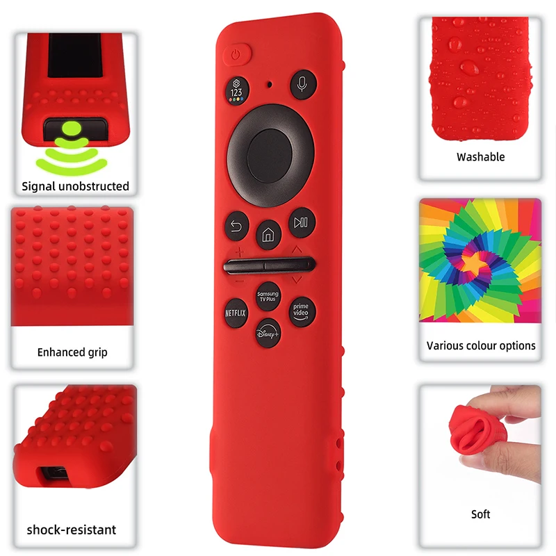 Silicone Protective Case Remote Control For BN59-01432 Smart TV Solar Remote Dustproof Cover Sleeve BN59-01436 TM2360