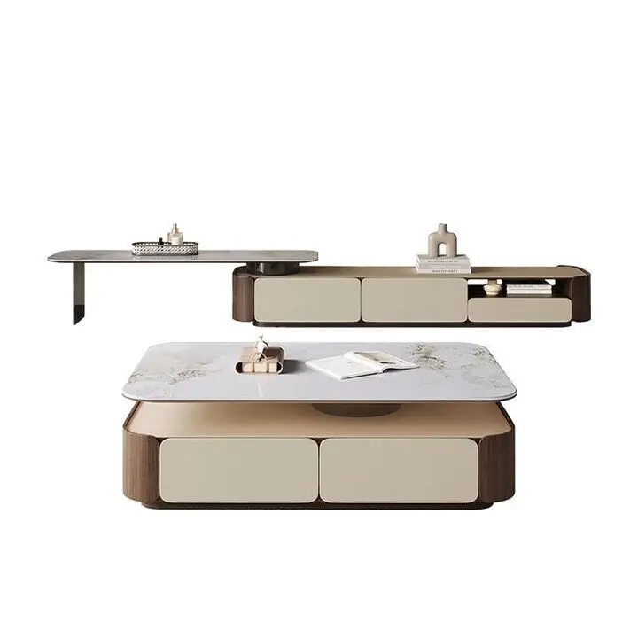 

Coffee table living room floor TV cabinet small apartment household all solid wood TV cabinet floor solid wood coffee table