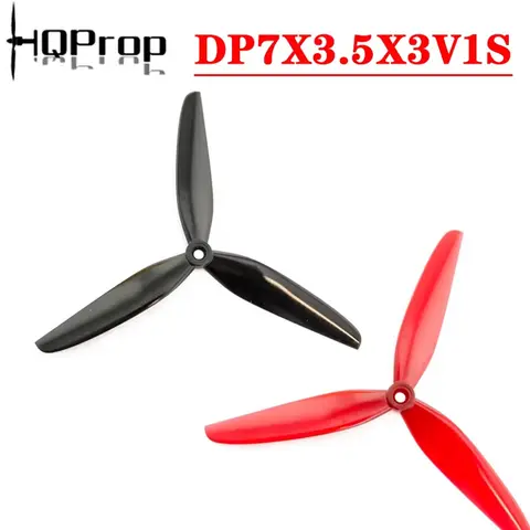 HQPROP 7035 3 블레이드 PC 프로펠러, RC FPV 프리스타일, 7 인치 장거리 Cinelifter 드론, DIY 부품, DP7X3.5X3V1S