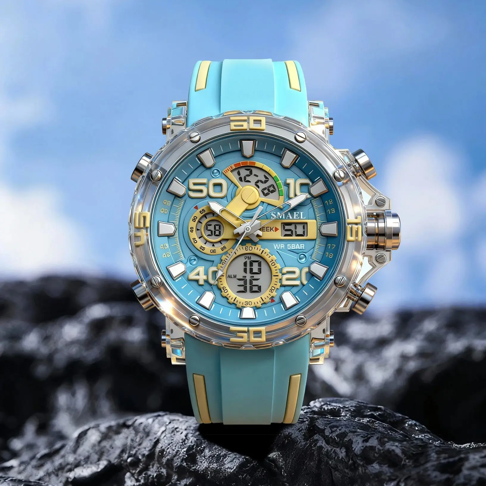 Military Watches Men Watch 2025 New 50M Waterproof Wristwatch Stopwatch Alarm L… - Image 3