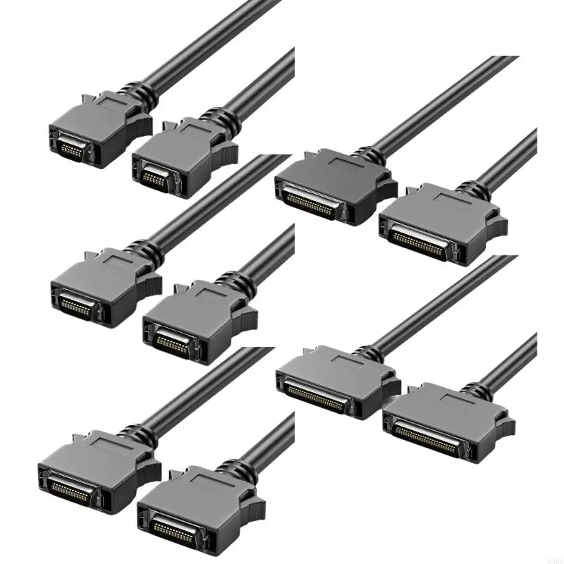 Cable conector SCSI E65E, línea datos, cable señal bloqueo tornillo para uso industrial